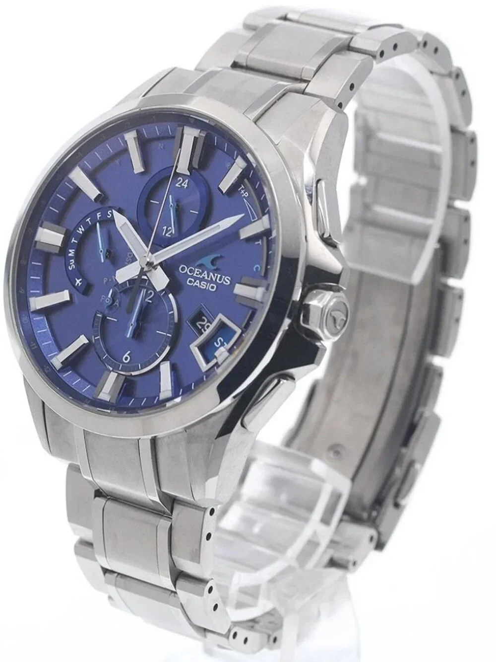 CASIO Oceanus OCW-G2000-2AJF GPS blue Dial Solar Powered Radio Men's_961579